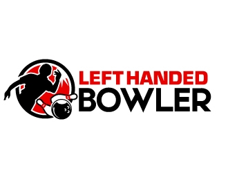 Left Handed Bowler logo design by jaize