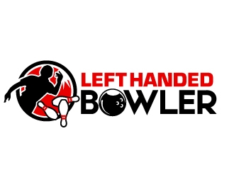 Left Handed Bowler logo design by jaize
