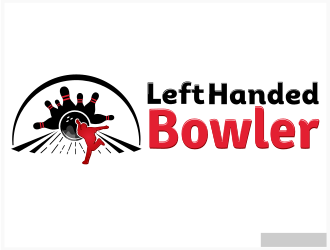 Left Handed Bowler Logo Design
