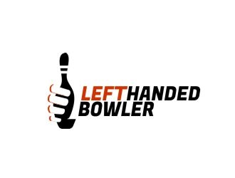 Left Handed Bowler logo design by Day2DayDesigns