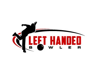 Left Handed Bowler logo design by daywalker