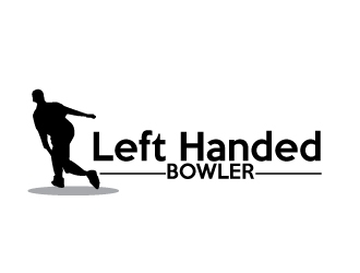 Left Handed Bowler logo design by AamirKhan