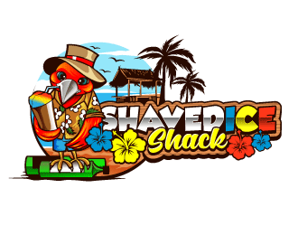Shaved Ice Shack logo design by Suvendu