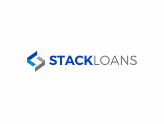 Stack Loans logo design by kimora