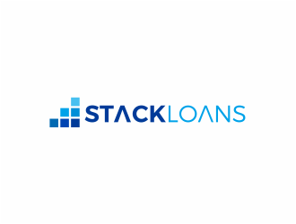 Stack Loans logo design by kimora
