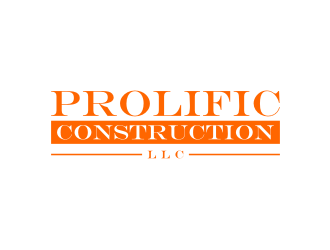 Prolific Construction LLC logo design by GemahRipah