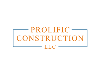 Prolific Construction LLC logo design by sabyan