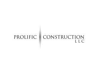 Prolific Construction LLC logo design by mbah_ju