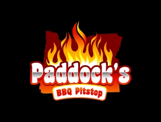 Paddock s BBQ Pitstop logo design by uttam