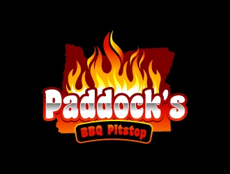 Paddock s BBQ Pitstop logo design by uttam