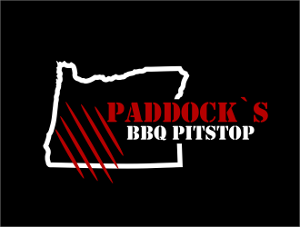 Paddock s BBQ Pitstop logo design by serprimero