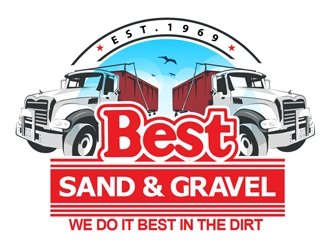 Best Sand & Gravel logo design by DreamLogoDesign