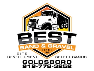 Best Sand & Gravel logo design by desynergy
