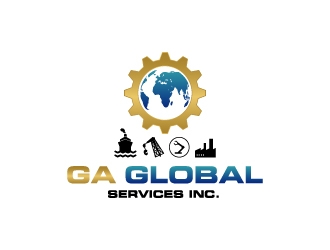 GA Global Services inc. logo design by wongndeso