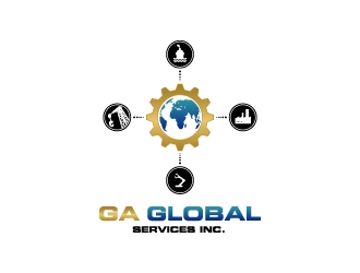 GA Global Services inc. logo design by wongndeso