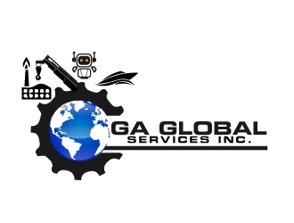 GA Global Services inc. logo design by AamirKhan