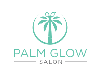 Palm Glow Salon logo design by scolessi