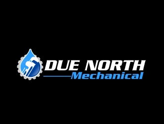 Due North Mechanical  logo design by AamirKhan