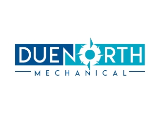 Due North Mechanical  logo design by nexgen