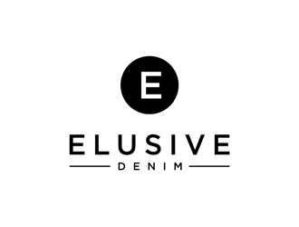 Elusive Denim  logo design by clayjensen