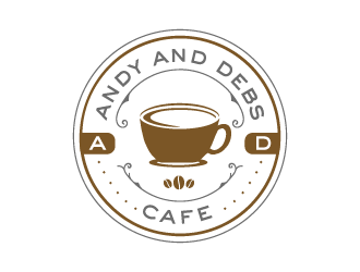 Andy and Debs Cafe logo design by Ultimatum