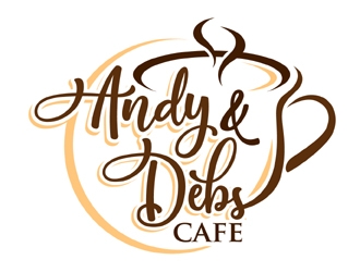 Andy and Debs Cafe logo design by MAXR