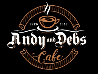 Andy and Debs Cafe logo design by DreamLogoDesign