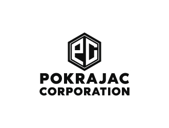 Pokrajac Corporation logo design by aryamaity