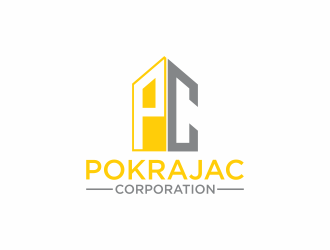 Pokrajac Corporation logo design by hopee