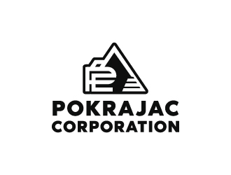 Pokrajac Corporation logo design by aryamaity