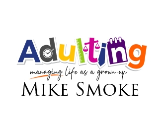 Adulting logo design by MarkindDesign