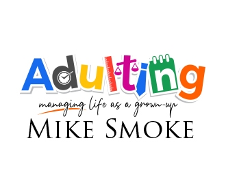 Adulting logo design by MarkindDesign