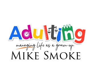 Adulting logo design by MarkindDesign