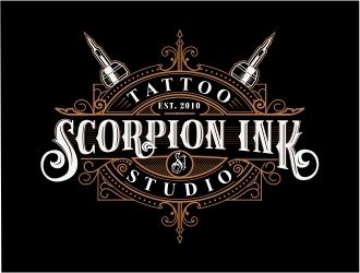 Scorpion Ink Tattoo Studio logo design by Mardhi