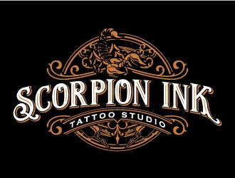 Scorpion Ink Tattoo Studio logo design by daywalker