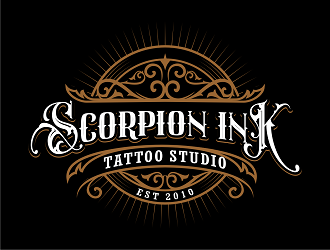 Scorpion Ink Tattoo Studio logo design by haze