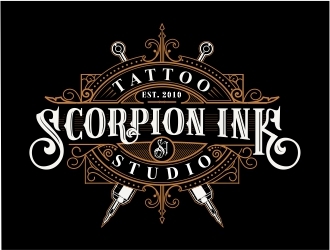 Scorpion Ink Tattoo Studio logo design by Mardhi