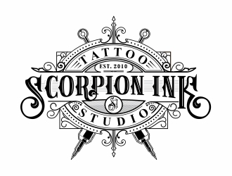 Scorpion Ink Tattoo Studio logo design by Mardhi