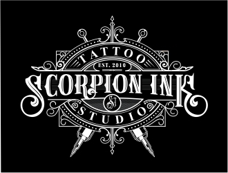 Scorpion Ink Tattoo Studio logo design by Mardhi
