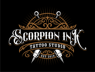 Scorpion Ink Tattoo Studio logo design by haze