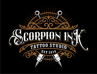 Scorpion Ink Tattoo Studio logo design by haze
