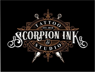 Scorpion Ink Tattoo Studio logo design by Mardhi