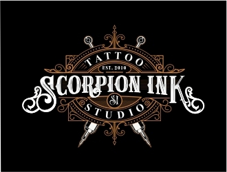Scorpion Ink Tattoo Studio logo design by Mardhi