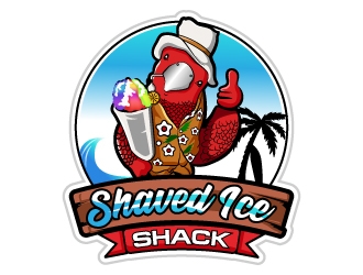 Shaved Ice Shack logo design by MUSANG