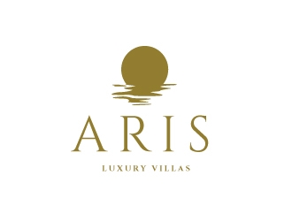 Aris Luxury Villas logo design by emberdezign