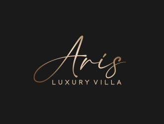 Aris Luxury Villas logo design by HeGel
