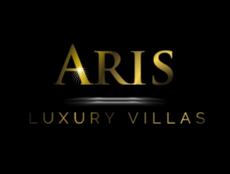 Aris Luxury Villas logo design by Rexx