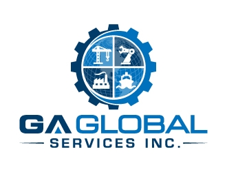 GA Global Services inc. logo design by jaize