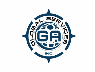 GA Global Services inc. logo design by serprimero