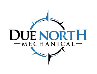 Due North Mechanical  logo design by dasigns